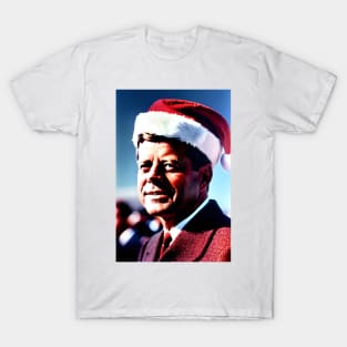 Santa JFK (Celebrity Christmas) T-Shirt